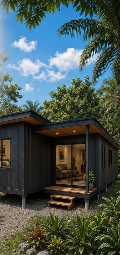 Three-bedroom Community Home Fund design, exterior render