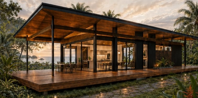 Two-bedroom Community Home Fund design, exterior render